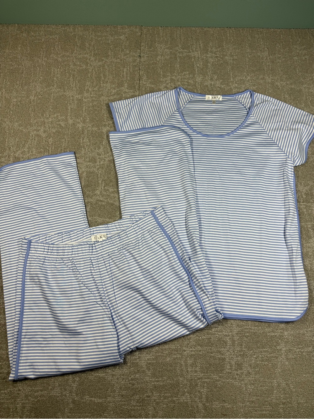 Lake Pima Short Long Set In Hydrangea 100% Cotton Size LC